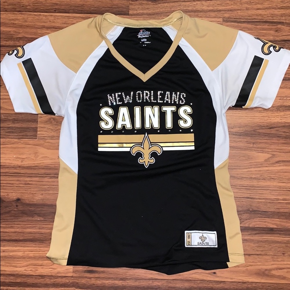 New Orleans Saints Bling jersey shirt 🏈✨